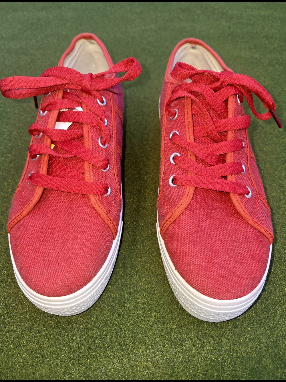 NWT Rock Candy 6½ Red on Red on Red Canvas Platform Sneakers ~ Casual Comfort